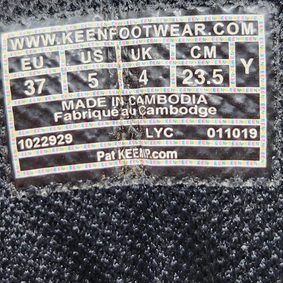 Keen Womens Targhee II Mid Hiking Boots Size 5 Olive Green Leather Waterproof - Picture 5 of 8